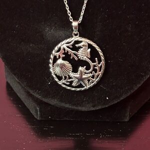 Ross-Simons Silver Sea Life Necklace